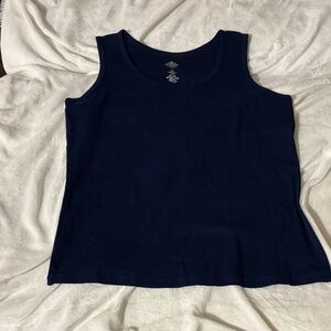 St. John's Bay Black Essential Tank